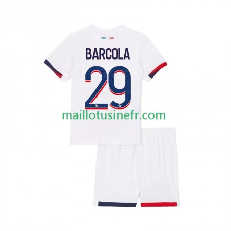 Maillot de Foot Paris Saint-Germain Bradley Barcola 29 Extérieur 2025-26 - Enfant Maillot de Foot Paris Saint-Germain Bradley Barcola 29 Extérieur 2025-26 - Enfant